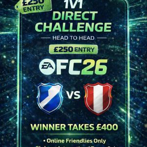 250£ Direct Challenge 1V1 FC26 Entry