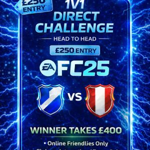 £250 Direct Challenge 1V1 FC25 Entry