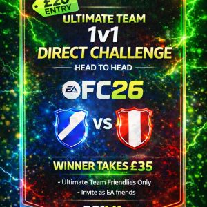 £20 Ultimate Team 1V1 Direct Challenge FC26 Entry