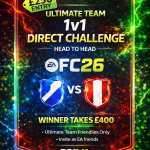 £250 Ultimate Team 1V1 Direct Challenge FC25 Entry