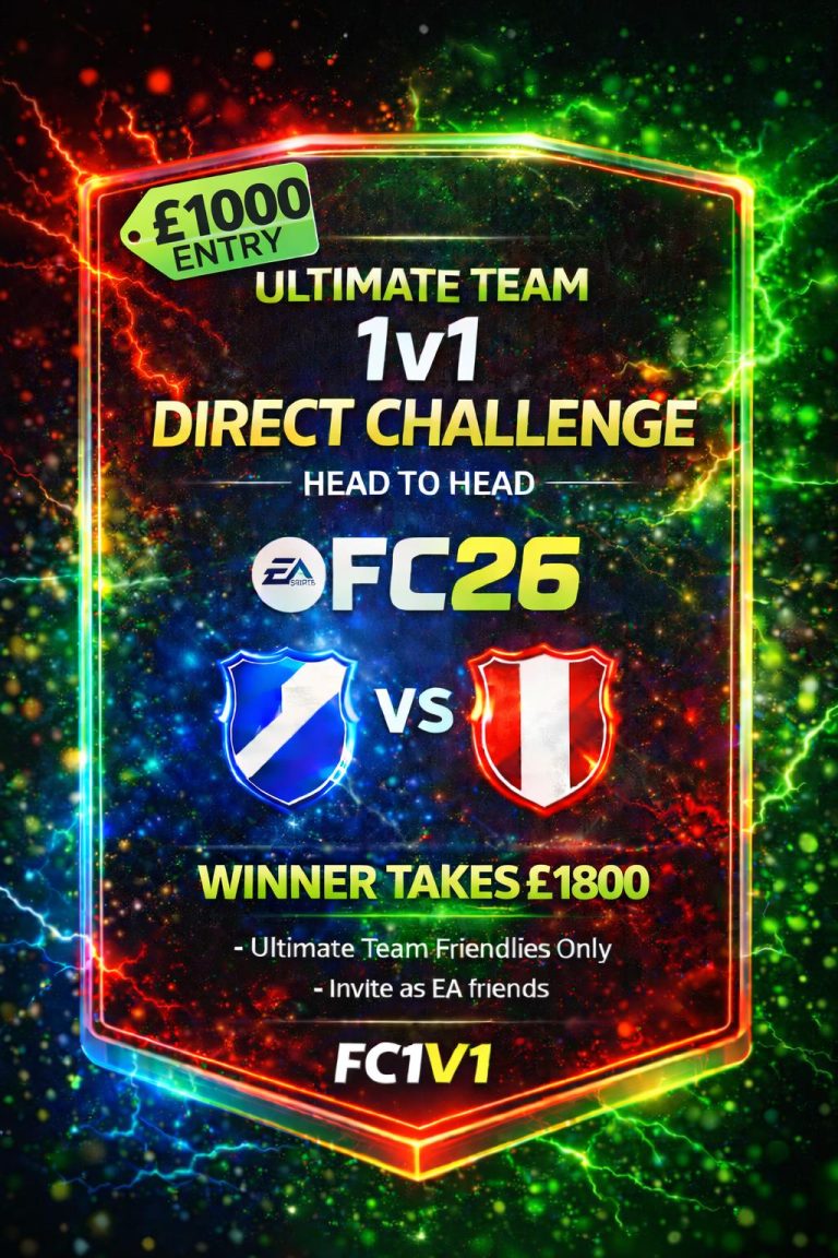 1000£ ENTRY ULTIMATE TEAM FC1V1