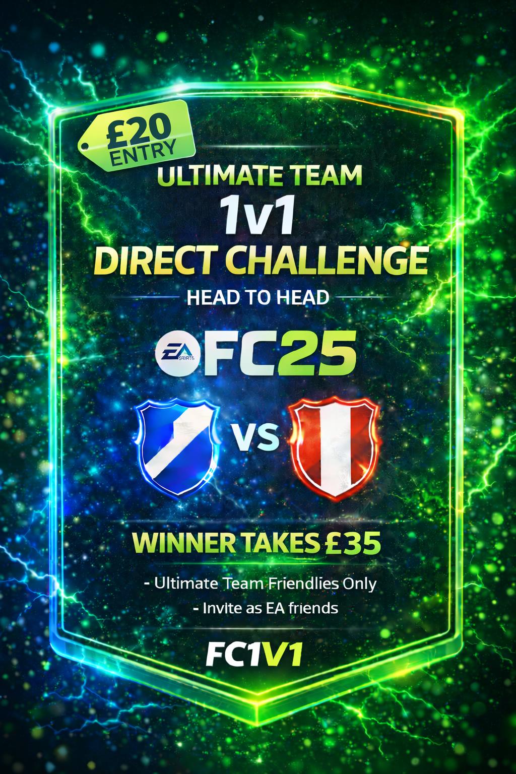 20£ FC25 ENTRY FC1V1