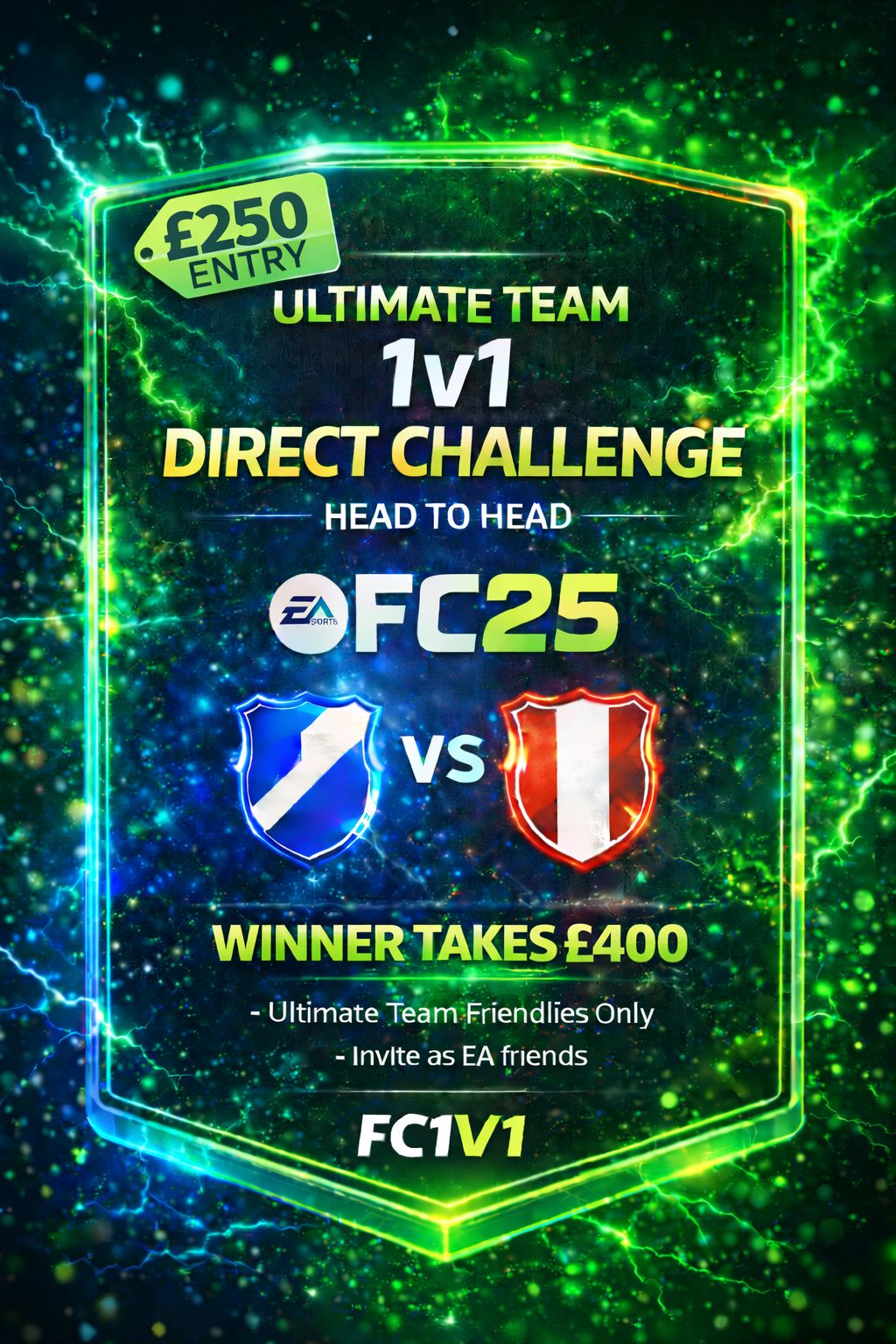 250£ ENTRY FC1V1