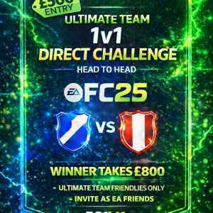 £500 Ultimate Team 1V1 Direct Challenge FC25 Entry