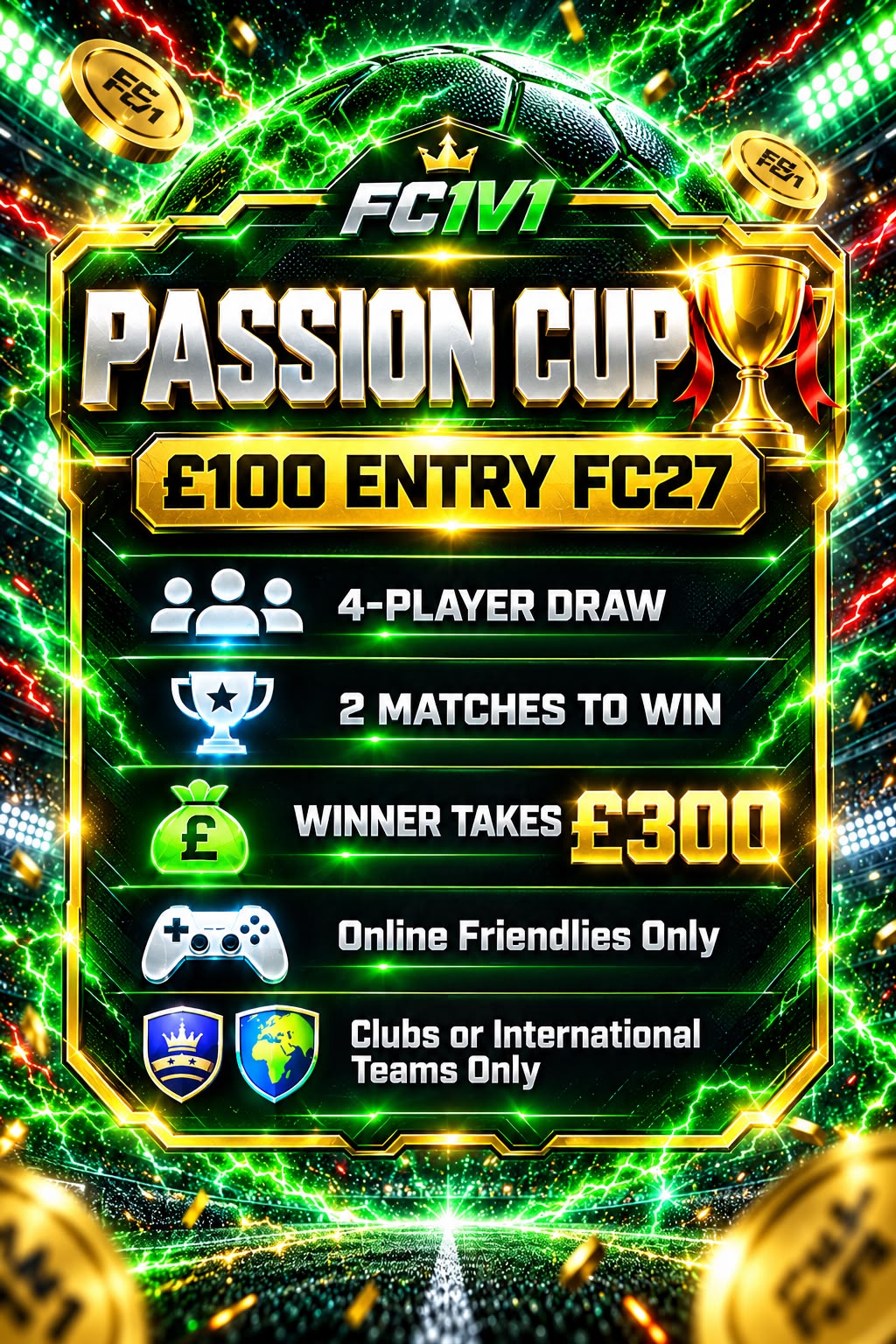fc27 passion cup £100