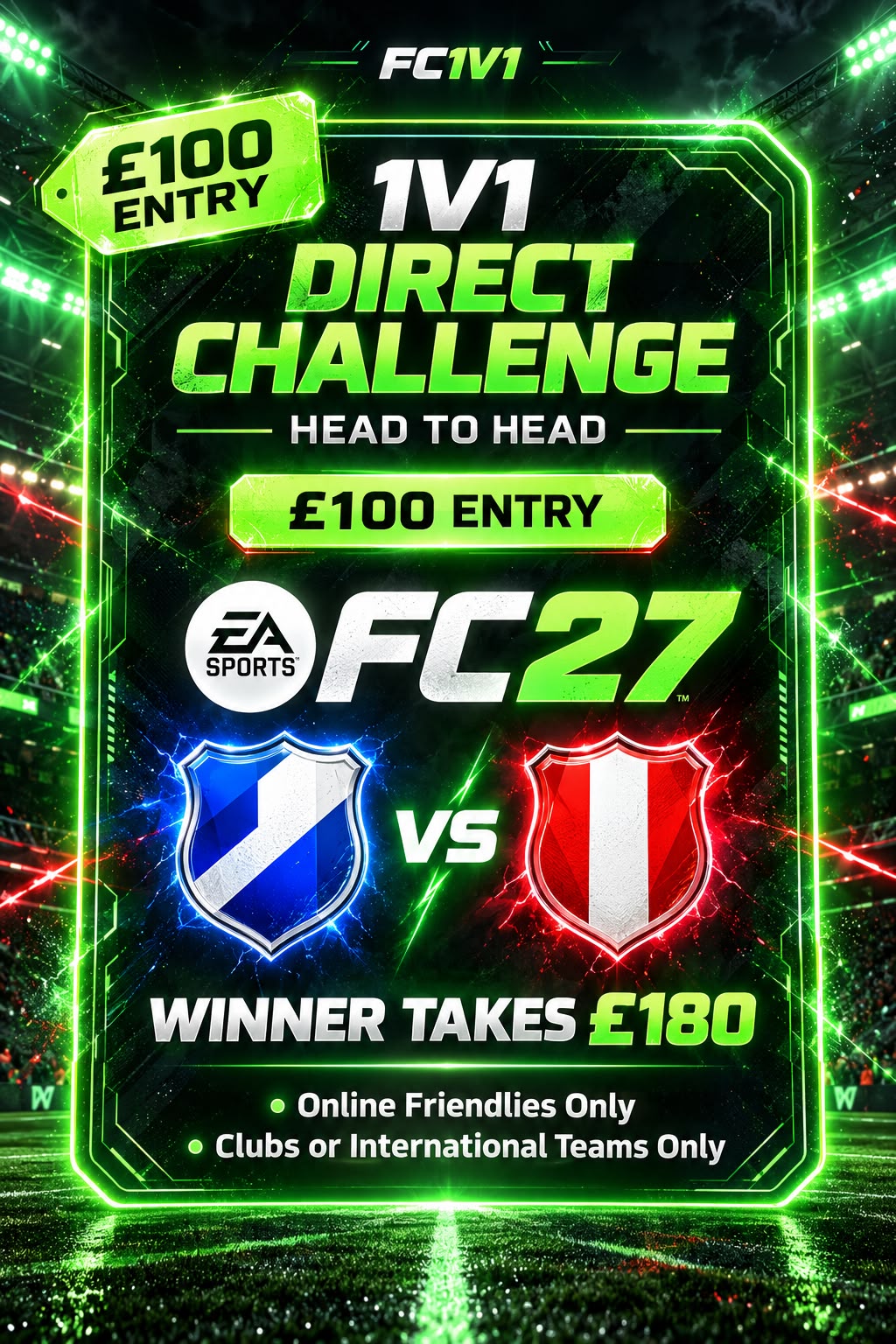 Fc27 1V1 Entry £100