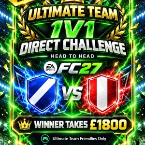 £1000 Ultimate Team 1V1 Direct Challenge FC27 Entry